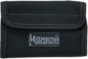 Maxpedition Spartan Wallet Black Ballistic Nylon