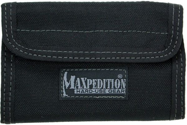 Maxpedition Spartan Wallet Black Ballistic Nylon
