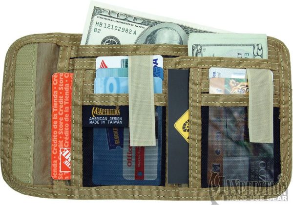 Maxpedition Spartan Wallet Khaki Ballistic