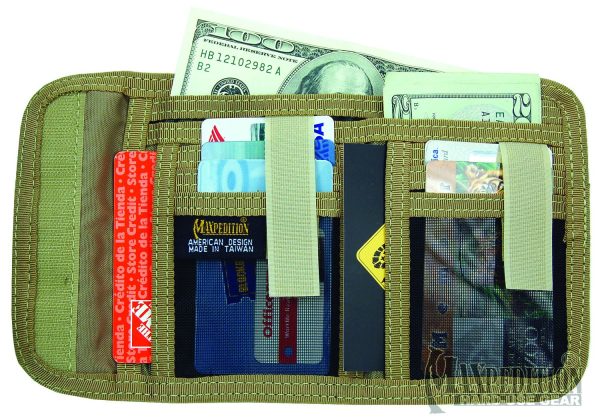 Maxpedition Spartan Wallet Khaki Ballistic