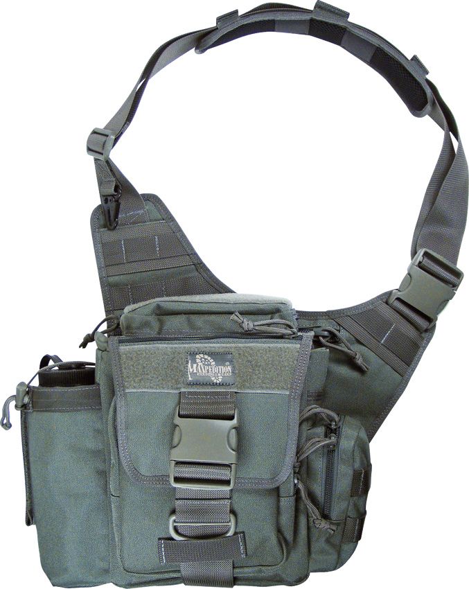 MX412F.jpg Maxpedition Legacy Series Jumbo Versipack Foliage Green Shoulder Bag