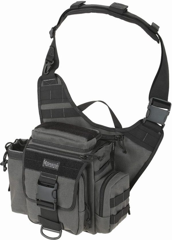 MX412W.jpg Maxpedition Jumbo Versipack Wolf Gray Tactical Shoulder Bag