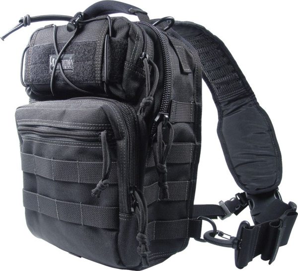 MX422B.jpg Maxpedition Lunada Gearslinger Black Tactical Shoulder Bag