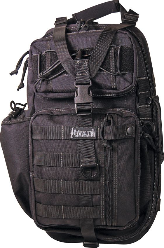 Maxpedition Sitka Gearslinger Black Tactical Shoulder Bag
