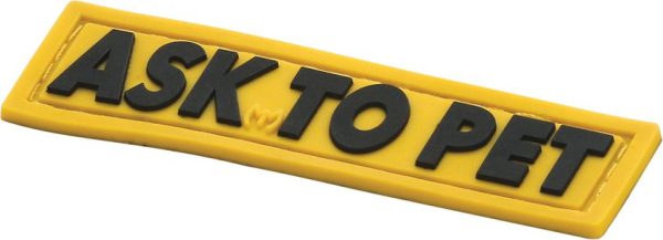 Maxpedition Ask To Pet Patch Full Color 2.5x0.75