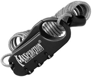 MXCABLOCB.jpg Maxpedition Steel Cable Lock Black