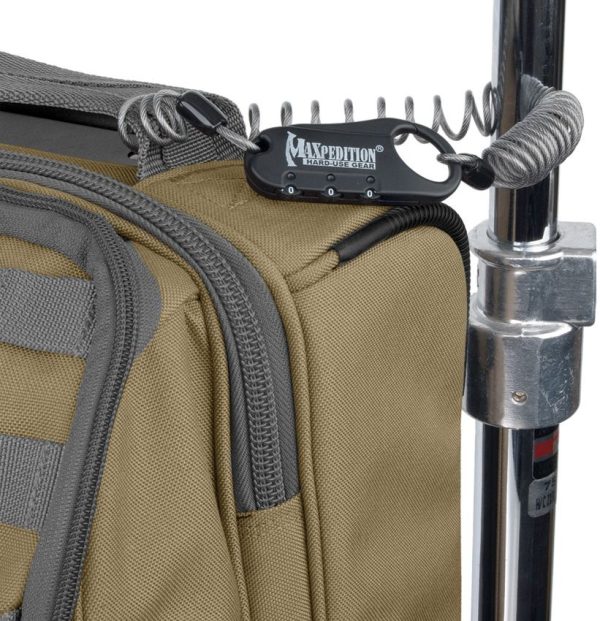 Maxpedition Steel Cable Lock Black