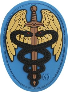 Maxpedition Sword Caduceus Patch Full Color