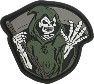 MXDETHA.jpg Maxpedition Death Cometh Patch Tactical