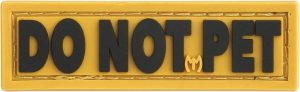 MXDNPTC.jpg Maxpedition Do Not Pet Patch Full Color
