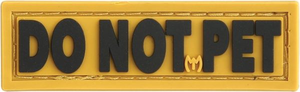 MXDNPTC.jpg Maxpedition Do Not Pet Patch Full Color