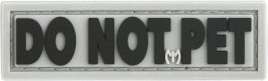 MXDNPTS.jpg Maxpedition Do Not Pet Patch Tactical PVC