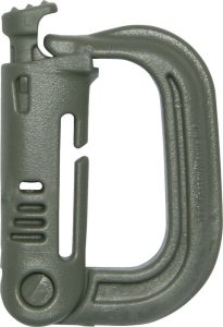 MXGRMLG.jpg Maxpedition Grimloc Locking D-Ring 4pk - Foliage Green