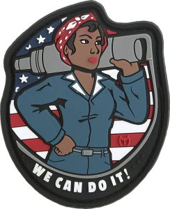 Maxpedition Riveting Rosie Patch Full Color - PVC