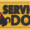 Maxpedition Service Dog Patch Color - Hook-Loop Backing