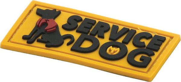 Maxpedition Service Dog Patch Color - Hook-Loop Backing