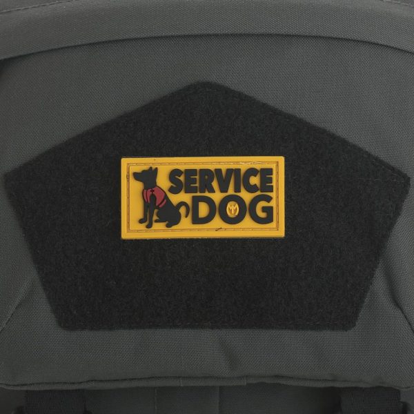 Maxpedition Service Dog Patch Color - Hook-Loop Backing
