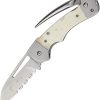 Myerchin Generation 2 Captain Bone Folding Knife German Steel Serrated