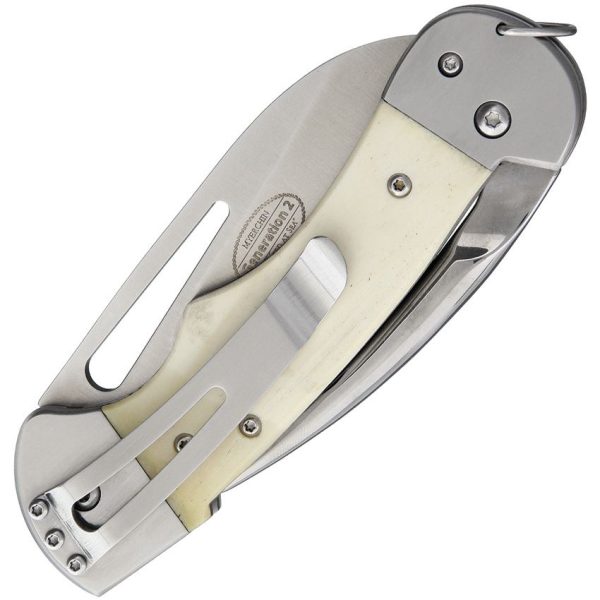 Myerchin Generation 2 Captain Bone Folding Knife German Steel Serrated