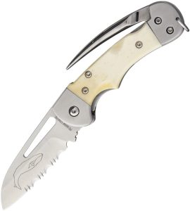 Myerchin Generation 2 Crew Bone Folding Knife German Steel Serrated