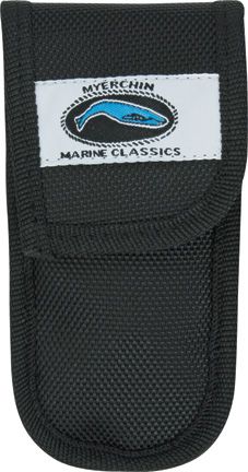 Myerchin Sailors Tool Linerlock Blue Folding Knife Serrated