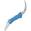 Myerchin Sailors Tool Linerlock Blue Folding Knife Serrated