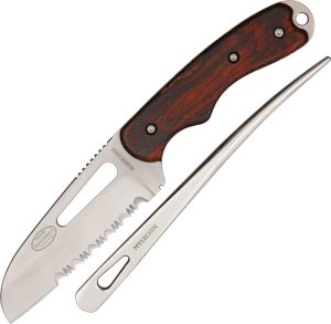 Myerchin Generation 2 Pro Wood Serrated Fixed Blade Knife