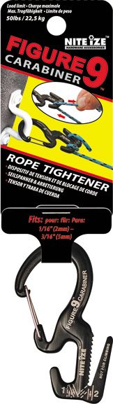 Nite Ize Figure 9 Carabiner Small Rope Tightener