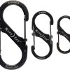 Nite Ize S-Biner Three Pack Stainless Steel Black