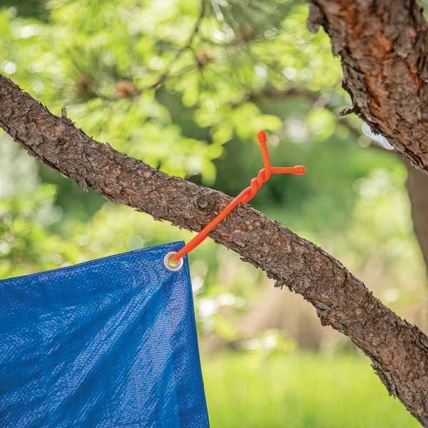 Nite Ize GearTie 18 inch Orange Reusable Twist Tie Pack