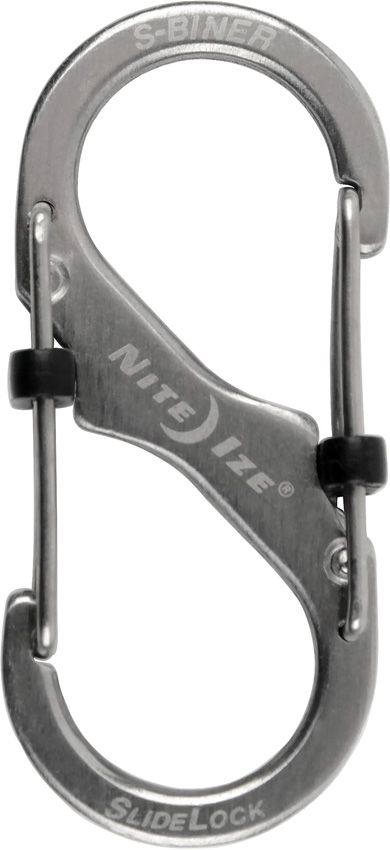 Nite Ize S-Biner SlideLock #2 Stainless Steel Locking