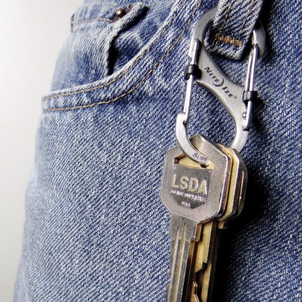 Nite Ize S-Biner SlideLock #2 Stainless Steel Locking