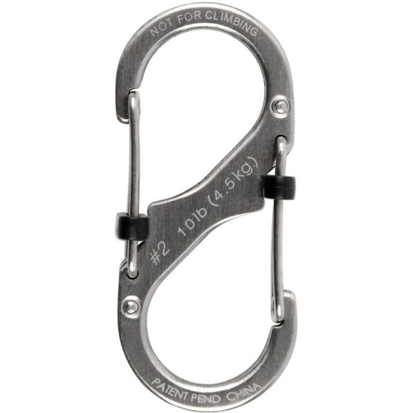 Nite Ize S-Biner SlideLock #2 Stainless Steel Locking