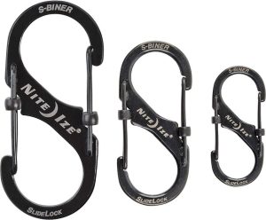 Nite Ize S-Biner Slidelock 3 Pack - Stainless Carabiners