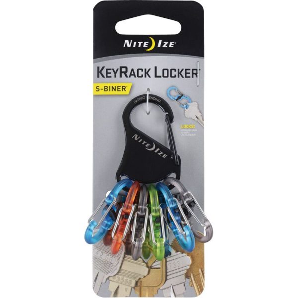Nite Ize Bigfoot Keyrack Locker - Stainless Key Organizer