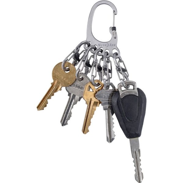 Nite Ize Bigfoot Keyrack Locker Pro - Stainless Locking