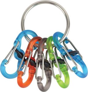 Nite Ize KeyRing Locker Stainless - Microlock Key Ring
