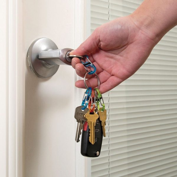 Nite Ize KeyRing Locker Stainless - Microlock Key Ring
