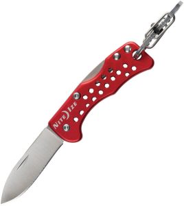 Nite Ize DoohicKey Keychain Knife Red Aluminum