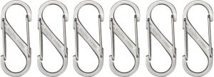 Nite Ize S-Biner No. 1 6 Pack Stainless Steel