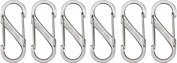 Nite Ize S-Biner No. 1 6 Pack Stainless Steel