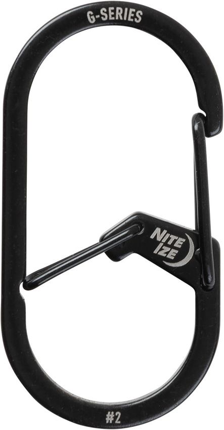 Nite Ize Carabiner No. 2 Black Stainless Steel
