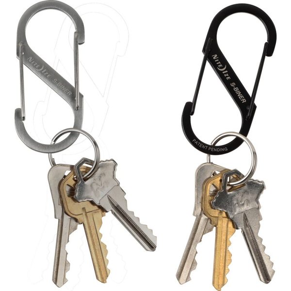 Nite Ize S-Biner 3 Stainless Steel Carabiner 3-Pack