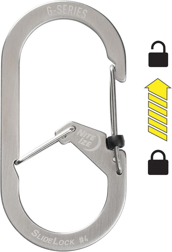 Nite Ize G-Series Slidelock #4 Dual Chamber Carabiner