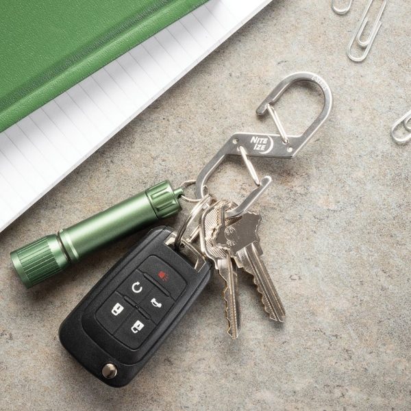 Nite Ize Z-Series Dual Carabiner #3 Stainless Steel Wire Gate