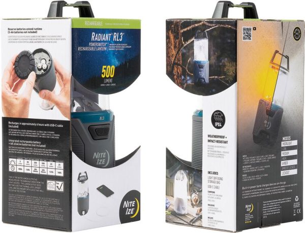 Nite Ize Radiant RL3 PowerSwitch Lantern - Dual Power