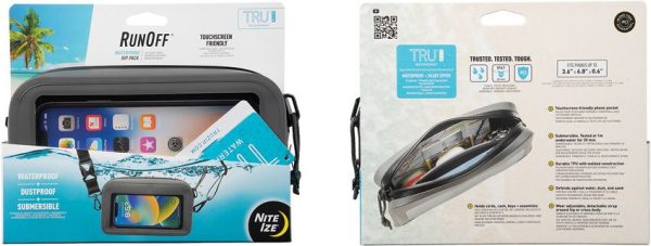 Nite Ize RunOff Waterproof Hip Pack Gray IP67 Travel Gear