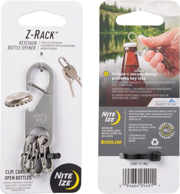 Nite Ize Z-Rack Keychain Bottle Opener - Stainless