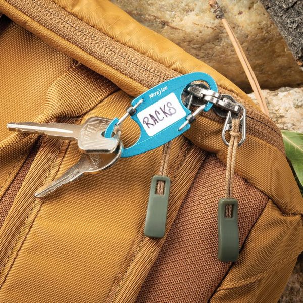 Nite Ize IdentiKey Slidelock Dual Carabiners - Aluminum