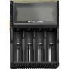 Nitecore Digicharger D4 Four Slot Battery Charger LCD Display